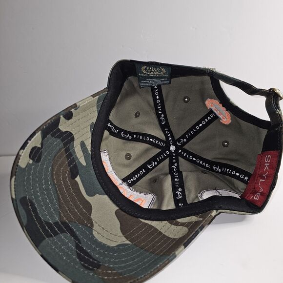 NASA Camo Baseball Hat REFLECTIVE Logo Patches + Stitching Adjustable Camoflauge - Picture 9 of 14